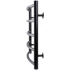 Рушникосушарка UNIO LD W 500-500-5 BLK Драбинка Дуга вода чорна