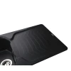 Гранітна мийка Globus Lux BOREN чорний 860х500мм-А0002