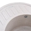 Гранітна мийка Globus Lux ARNO мигдаль 620х500-А0008