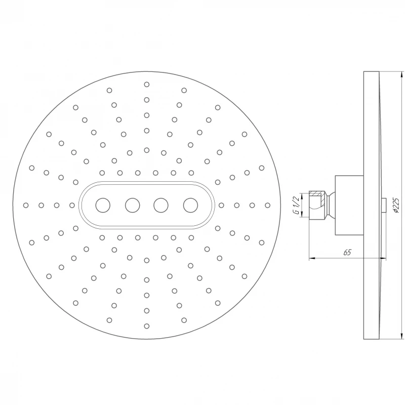 Душова лійка Globus Lux SD07A