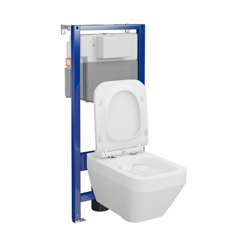 КОМПЛЕКТ С30 ІНСТ СИС-МА AQUA 50 QF MEХАН+ CREA ПРЯМОКУТНИЙ CLEANON з сид дюр ліфт БЕЗ КНОПКИ