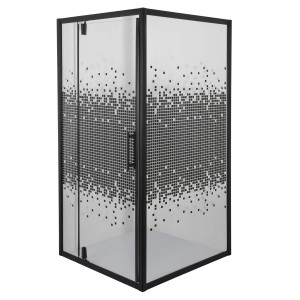 Душова кабіна квадратна без піддона MORAVA N90TB.Mosaic (N90B.Mosaic) BRAVO (1уп.)