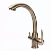 Смеситель для кухни под осмос Globus Lux LAZER GLLR-0777-9-BRONZE
