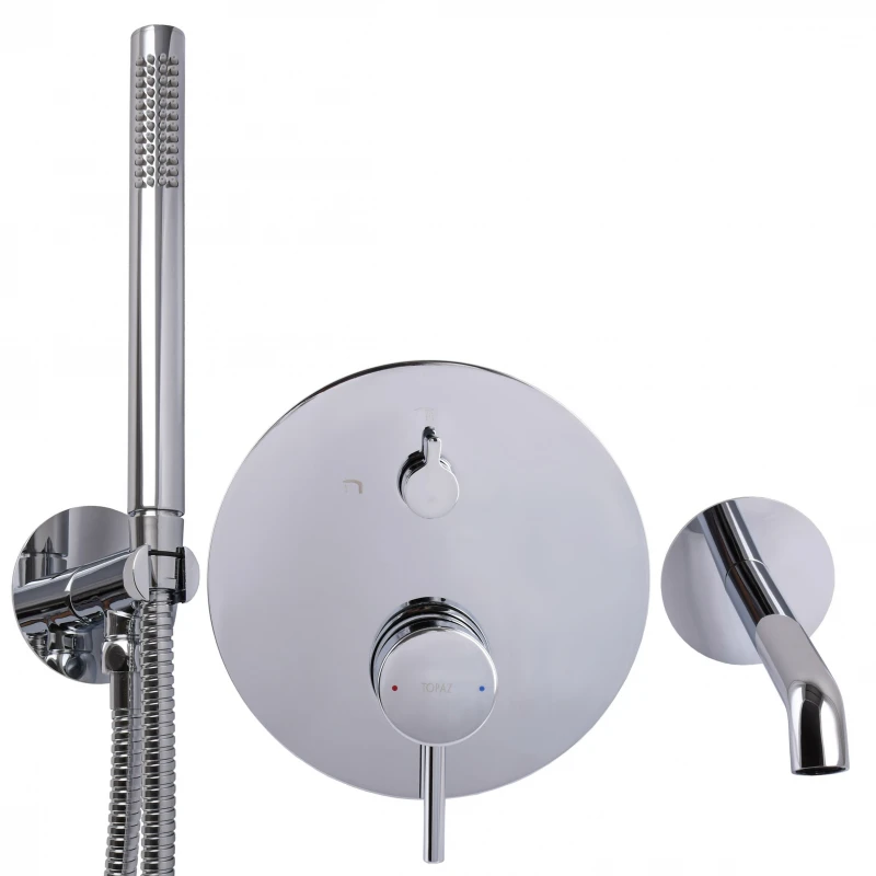 Змішувач для ванни вбудований TOPAZ LOFT TLF 32202-H39-C