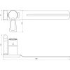 Змішувач для біде Globus Lux SEVA GLSV-0206