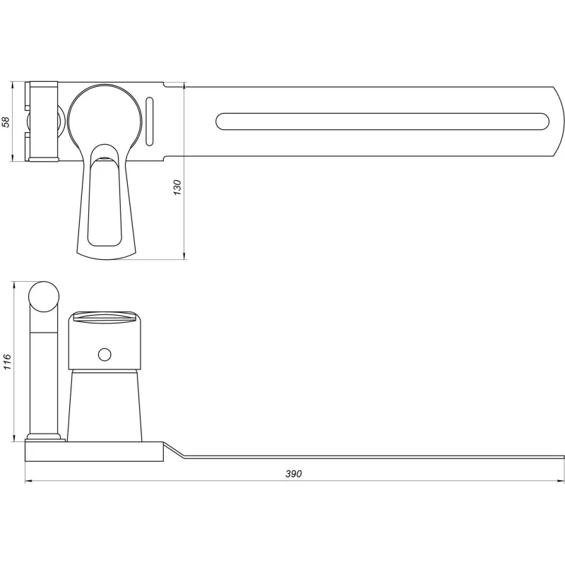 Смеситель для биде Globus Lux SEVA GLSV-0206