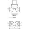 Редуктор під манометр SOLOMON 1/2″ 881