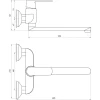 Смеситель для кухни со стены Globus Lux Laguna GLA-0104