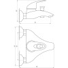 Змішувач для ванни Globus Lux Smart GLSM-0102