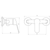 Смеситель для душа Globus Lux Koln GLK-0105N