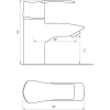 Смеситель для умывальника Globus Lux QUEENSLAND GLQU-0101