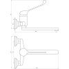 Змішувач для кухні Globus Lux CLINIC GLCA-1044