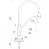 Смеситель для кухни под осмос Globus Lux LAZER GLLR-0900-11-01