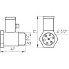 Клапан зворотній підривний 1/2″ HT158