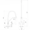 Смеситель для кухни под осмос Globus Lux GLLR-0700-L-08-06
