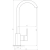 Смеситель для кухни Globus Lux Milano GLM-0203SQ