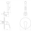 Змішувач гігієнічний Globus Lux Solly GLSO-0110