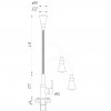 Змішувач для кухні DOMINO ELLIPSE DCC-203SM-A