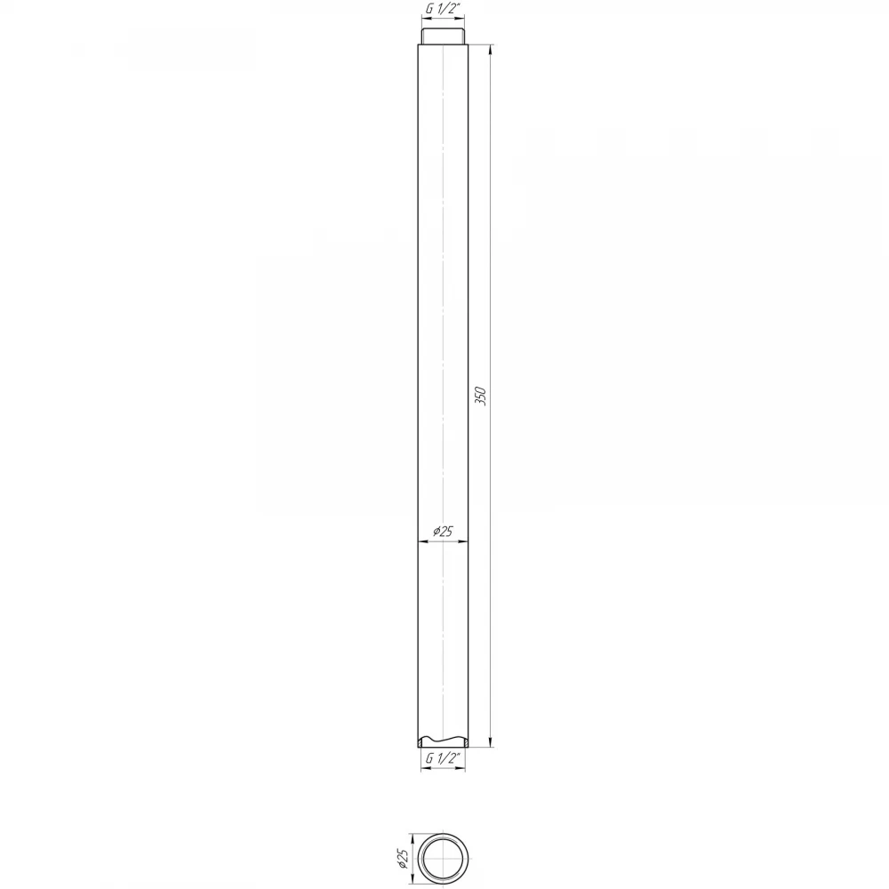 Трубка для удлинения штанги Globus Lux ST300-TUBE