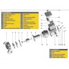 Насос циркуляційний Optima OP25-40 130мм + гайки, + кабель з вилкою