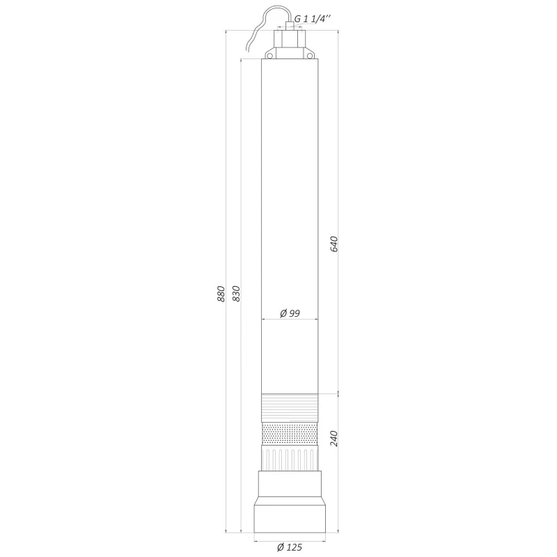Насос колодезный OPTIMA OP 5,1- 10 1,1 кВт