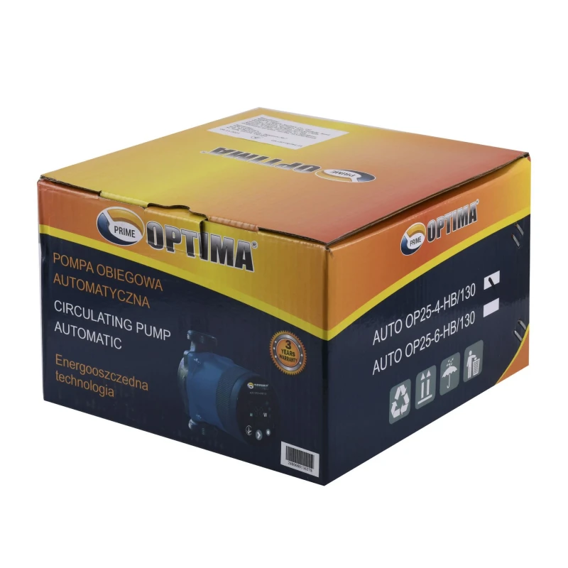Насос циркуляционный энергосберегающий Optima PRIME OP25-40AUTO 130мм + гайки