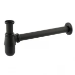 Сифон для раковины Champion Siphon-01 BLACK 1 1/4'' без выпуска (под донный клапан) без ревизии (AC3573)