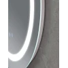 Дзеркало Mixxus PLAIN MC02-80-CASE з LED Touch, Anti-fog, димером, регулюванням яскравості, годинником (MI7158)