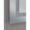 Дзеркало Mixxus HARD MR06-60x80-CASE з LED Touch, Anti-fog, димером, регулюванням яскравості, годинником (MI7157)