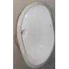 Раковина врезная под столешницу MIXXUS PREMIUM ELLIPSE-1701 570х385х205mm с переливом (MP6566)