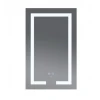 Дзеркало Mixxus HARD MR07-50x80 з LED Touch, Anti-fog, димером, регулюванням яскравості (MX9992)