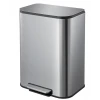 Мусорное ведро с плавным закрытием прямоугольное Mixxus Cubic-TC0105 SS Color 5л цвет нержавейка (MI7088)