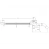 Сифон для ванни Koer BD-03-01 1 1/2'' автомат СLICK-СLACK з переливом, без ревізії (KR5441)