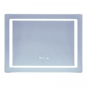 Дзеркало Mixxus Style MR03-80x60 (годинник, LED-підсвічування, антизапотівання) (MI6005)