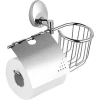 Бумагодержатель Haiba HB1603-1 с крышкой и корзиной (HB0739)