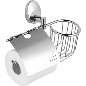 Бумагодержатель Haiba HB1603-1 с крышкой и корзиной (HB0739)