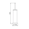 Ерш напольный Haiba HB901 (HB0731)