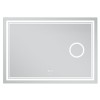 Дзеркало Mixxus Premium QUADRO MR20-100x70 (LED Touch, Anti-fog, димер, лінза) (MP6622)