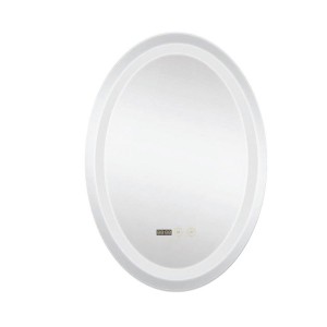 Дзеркало Mixxus Plain MV02-50x70 (годинник, LED-підсвічування, антизапотівання) (MI6010)