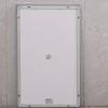 Дзеркало Mixxus HARD MR06-50x80-CASE з LED Touch, Anti-fog, димером, рег. яскравості, годинником (M