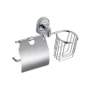 Паперотримач з кришкою та кошиком Zerix AFB-0103-1 (ZX5065)