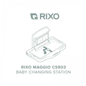 Настінний сповивальний столик з посиленими бортами Rixo Maggio (CS903)