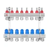 Колекторний блок з витратомірами та євроконусами Koer KR.1210-8 - 1"x8 WAYS (KR5270)