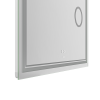 Дзеркало Mixxus Premium QUADRO MR20-100x80 (LED Touch, Anti-fog, димер, лінза) (MP6623)