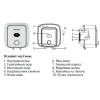 Водонагрівач "Над мийкою" Mixxus EWH-0506 Small Over накопич. 6 л, мокр.тен 1,5 kW (WH0020)