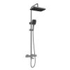 Душевая колонна Mixxus Premium VIRGO 009-J GRAPHITE с термостатическим смесителем, 3 функции (MI6647)