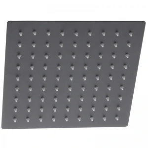 Лейка для душа потолочная из нерж. стали SUS304 Mixxus SH-06.SUS-20x20cm Black (MI6149)