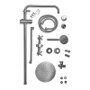 Душевая колонна со смесителем Mixxus DVE-006-J из нерж. стали SUS304 (MI6085)