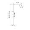 Душова колона зі змішувачем Haiba Houston 003-J (HB0229)