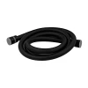 Шланг для душу Zerix Black.F03 150 см силіконовий (колір чорний) (ZX5566)